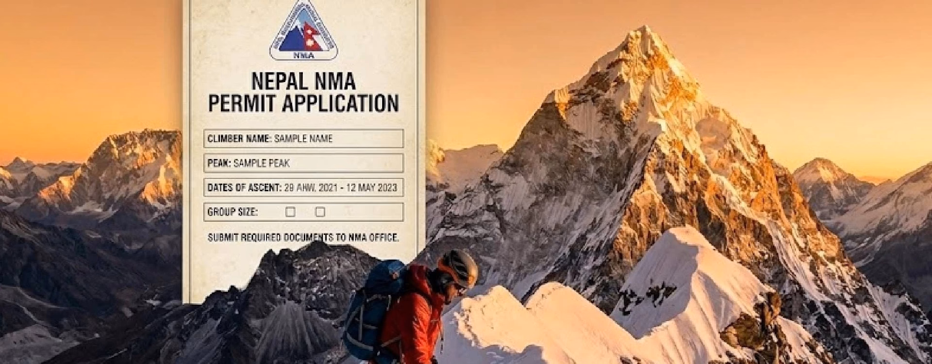 NMA Peak Climbing Permit Fees for Foreign Climbers in Nepal for 2026/2027
