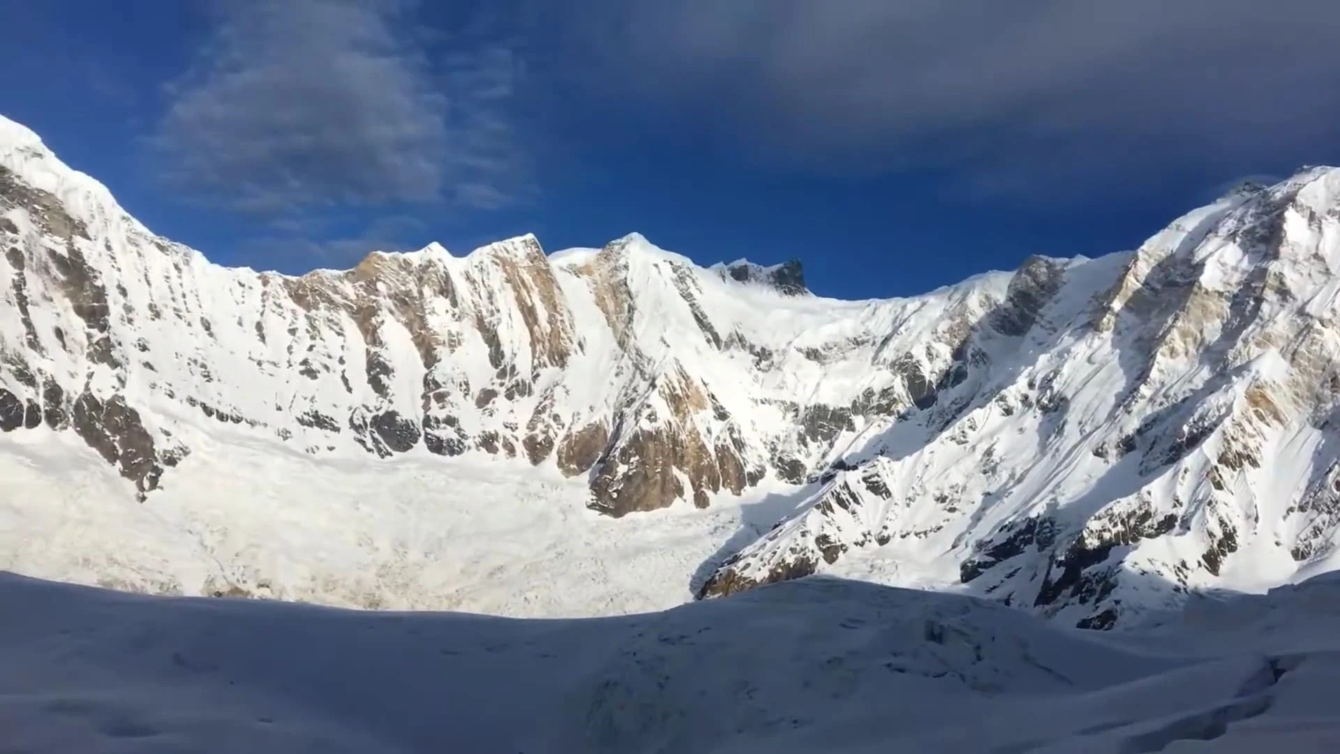 Beautiful views of Annapurna ranges